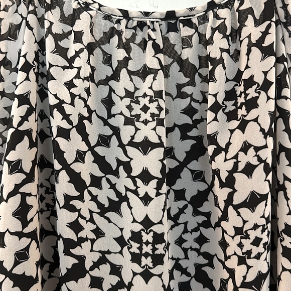 Willi Smith Butterfly Blouse - Picture 3 of 6